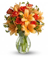 Fiery Lily and Rose