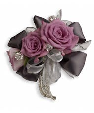 Roses And Ribbons Corsage