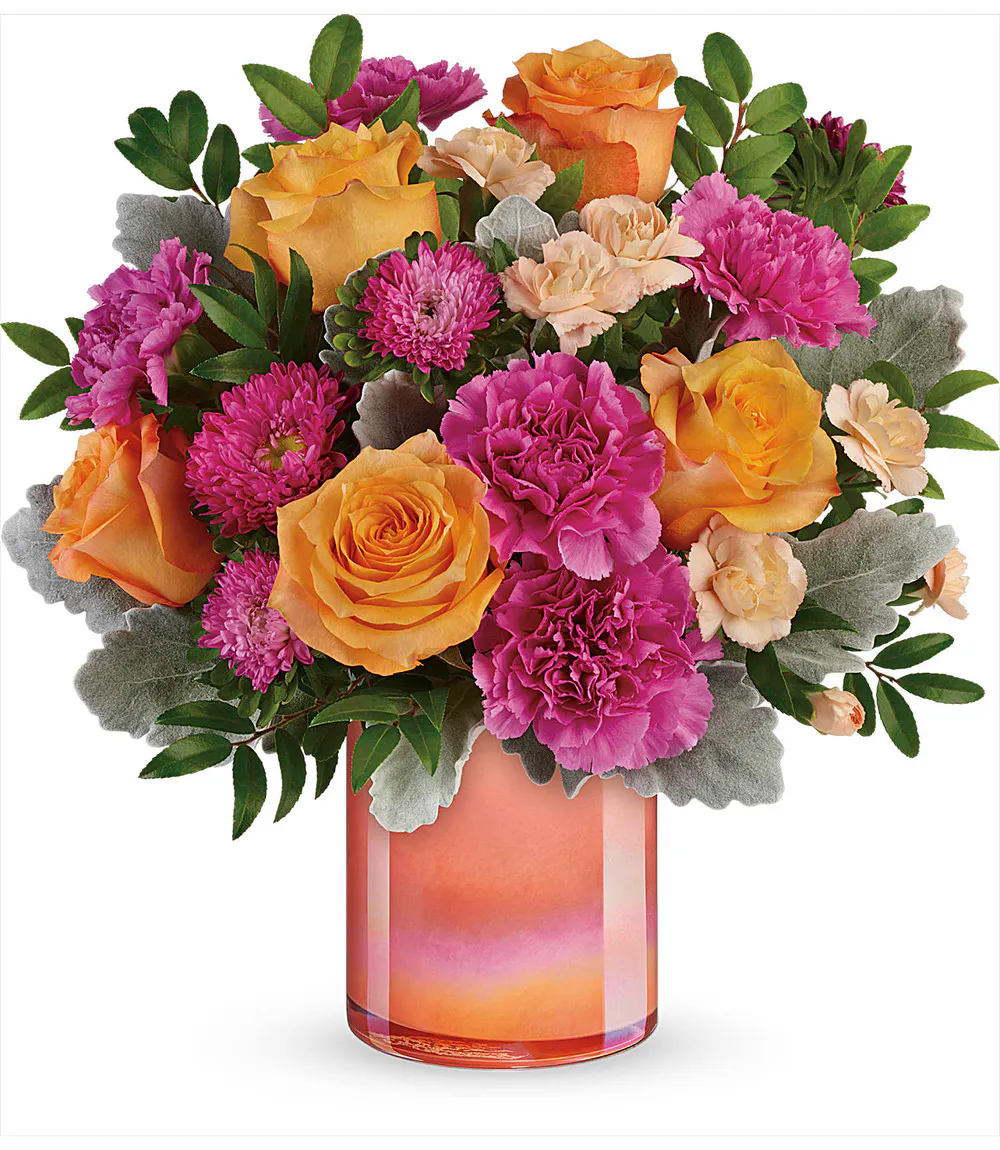 Perfect Spring Peach Bouquet Pueblo (CO) Flower Delivery Campbell's