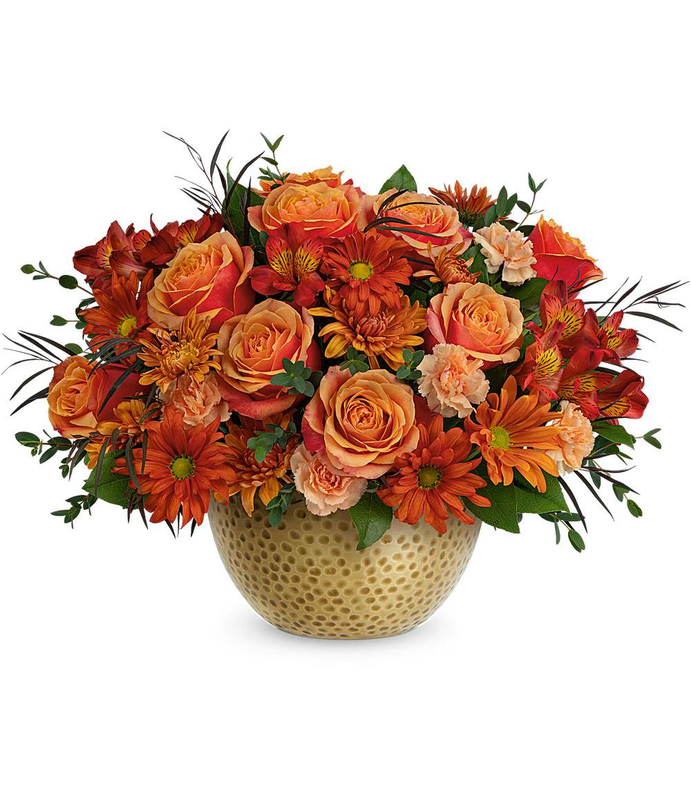 Vintage Gold Pueblo (CO) SameDay Fall & Autumnal Flower Delivery Campbell's Flowers